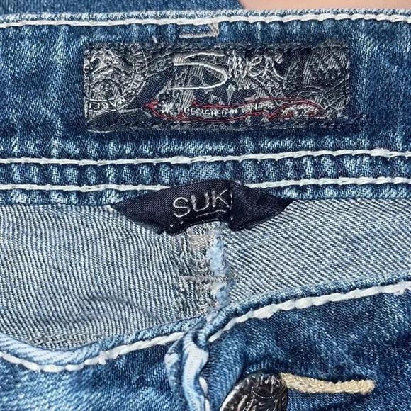 Silver Women’s Sz 31 Jeans Mid Rise Boot Cut - Picture 3 of 8